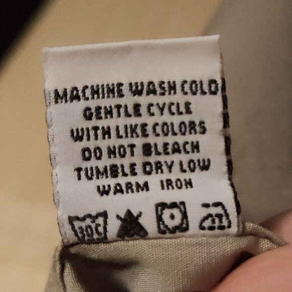 Marc Ecko Cut & Sew Tan Khaki Long Sleeve Button Down XL - Picture 7 of 7